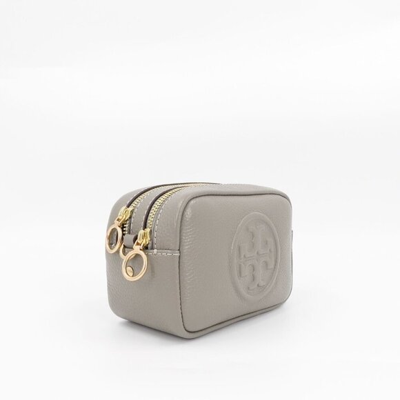 Tory Burch Perry Bombé Mini Bag Gray Heron OS - Picture 6 of 16